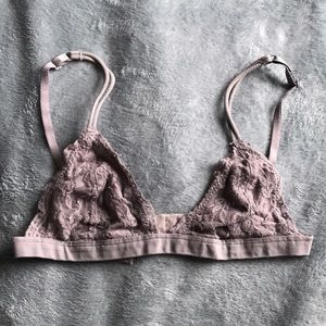 ‼️CLOSET CLOSING‼️Gray Lace Bralette